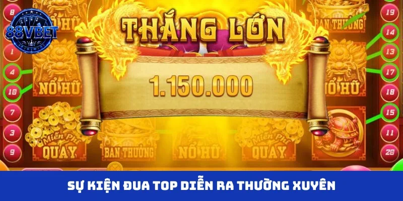 Sự kiện đua top diễn ra thường xuyên