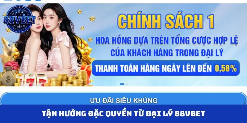 Tận hưởng đặc quyền từ đại lý 88VBET